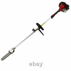 Garden Hedge Trimmer 5 in 1 Petrol Strimmer Chainsaw Brushcutter Multi Tool 52cc