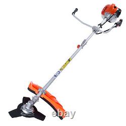 Garden Outdoor Tool 52cc Petrol Grass Strimmer Brushcutter Lawn Trimmer Strapped