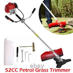 Garden Petrol Grass Trimmer 52cc Grass Strimmer Edger Cutter 3 Year Warranty