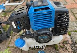 Garden Petrol Tool Set, 2 Machines, Chainsaw Strimmer Hedge Trimmer Brush Cutter