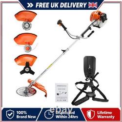 Garden Strimmer Brushcutter 4 In 1 GEARZAAR New Hedge 52cc Cutter Petrol Weed