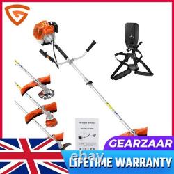 Garden Strimmer Brushcutter Multi Tool Brand New Petrol GEARZAAR Weed UK Brush