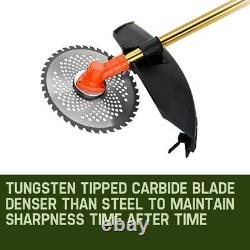 Garden Tools 62cc 7in1 Multitool Chainsaw Brushcutter Hedge Trimmer+2-extns