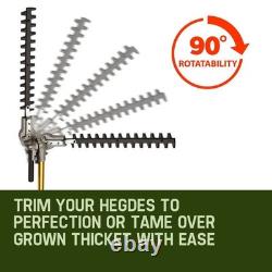 Garden Tools 62cc 7in1 Multitool Chainsaw Brushcutter Hedge Trimmer+2-extns