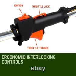 Garden Tools 62cc 7in1 Multitool Chainsaw Brushcutter Hedge Trimmer+2-extns