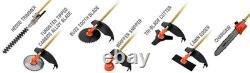 Garden Tools 62cc 7in1 Multitool Chainsaw Brushcutter Hedge Trimmer -extns