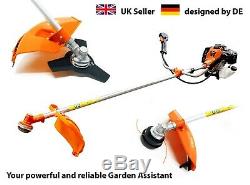 Garden Trimmer Grass Strimmer Brush Cutter Blade Cutter Petrol 52cc POWERFUL New