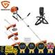 Gas Powered Brush Cutter Outdoor Trimming Tool Weed Eater Gas Powered Kit Orange