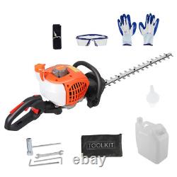 Gas Powered Grass Trimmer, Brushcutter Hedge Row Strimmer 52cc 2 Stroke