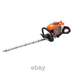 Gas Powered Grass Trimmer, Brushcutter Hedge Row Strimmer 52cc 2 Stroke