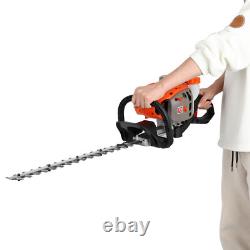 Gas Powered Grass Trimmer, Brushcutter Hedge Row Strimmer 52cc 2 Stroke