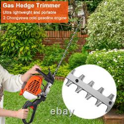 Gas Powered Grass Trimmer, Brushcutter Hedge Row Strimmer 52cc 2 Stroke