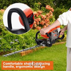 Gas Powered Grass Trimmer, Brushcutter Hedge Row Strimmer 52cc 2 Stroke