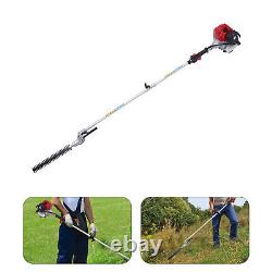 Gas Powered Pole Saw Brush Cutter Gas Hedge Trimmer for Tree Weed Garden 51.7CC