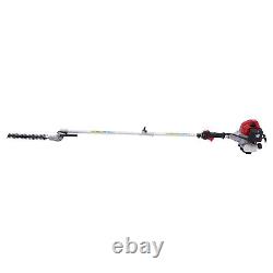 Gas Powered Pole Saw Brush Cutter Gas Hedge Trimmer for Tree Weed Garden 51.7CC