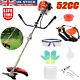 Gas String Trimmer Gas Powered 2 Stroke 52 Weed Grass Eater Brush Cutter Tool