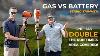 Gas Vs Battery String Trimmers Is 1 Battery Really Equal To 1 Tank Of Gas