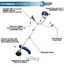 Grade B- Refurbished 2 Stroke Petrol Grass Trimmer/Brush Cutter Hyundai HYBC5200