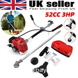 Grass Strimmer / Bush Cutter 52 cc 2 in 1 Petrol-Home Garden 3HP 5 Year Warranty