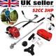 Grass Strimmer / Bush Cutter 52 Cc 2 In 1 Petrol-home Garden 3hp 5 Year Warranty