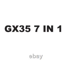 Gx35 brush cutter 7 in 1 gaso weed eater lawn mower 4 strokes weed wacker edger