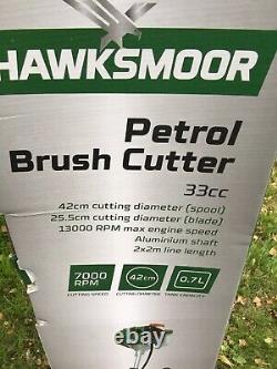 Hawksmoor 33cc 42cm Cordless 2-Stroke Petrol Garden Brush Cutter
