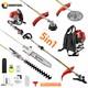 Hedge Trimmer Chainsaw Brushcutter 5 In1 2 Stroke Petrol Grass Strimmer Backpack