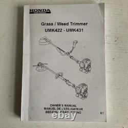 Honda 4 Stroke Brushcutter Strimmer UMK422 GX22 Petrol with Manual