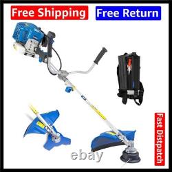 Hyundai 52cc Petrol Grass Strimmer Trimmer & Brush Cutter, 2 In 1 Garden Tool