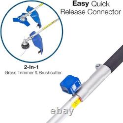 Hyundai 52cc Petrol Grass Strimmer Trimmer & Brush Cutter, 2 In 1 Garden Tool