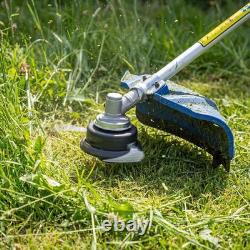 Hyundai Cordless Petrol Brushcutter Strimmer Grass Trimmer 2-in-1 56cc Harness