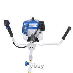 Hyundai Cordless Petrol Brushcutter Strimmer Grass Trimmer 2-in-1 56cc Harness