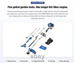 Hyundai Garden Multi Tool 5-in-1 Grass Trimmer Brushcutter Hedge Trimmer Petrol