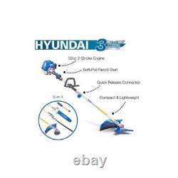 Hyundai HYMT5200X-1 5 In 1 Petrol Garden Multi Tool Kit 2 Stroke 52cc Engine
