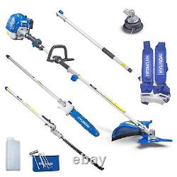 Hyundai HYMT5200X 52cc Petrol Garden Multi Tool Strimmer Cutter Pole Saw Trimmer