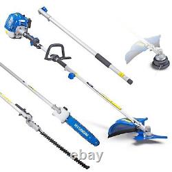 Hyundai HYMT5200X 52cc Petrol Garden Multi Tool Strimmer Cutter Pole Saw Trimmer