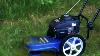 Hyundai Petrol Push Field Grass Trimmer Strimmer Hyft56 In Use