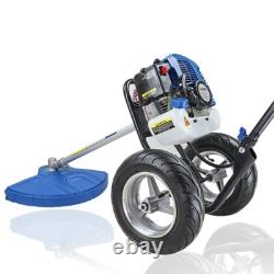 Hyundai Petrol Wheeled Field Grass Trimmer Strimmer 52cc 420mm Cut HYWT5200X