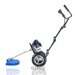 Hyundai Petrol Wheeled Field Grass Trimmer Strimmer 52cc 420mm Cut HYWT5200X Hyundai Petrol Wheeled Field Grass Trimmer Strimmer 52cc 420mm Cut HYWT5200X