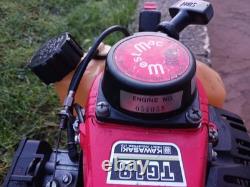 Kawasaki TG18 Petrol Strimmer Brushcutter Vintage Japanese Engine Runs Working