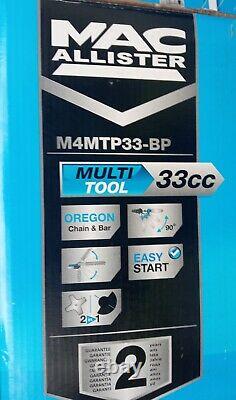 Mac Allister 33cc Petrol Backpack 4 in 1multi tool. 2 year guarantee. M4MTP33-BP