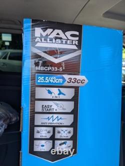 Mac Allister 33cc Petrol Grass Strimmer 25.5/43cm MBCP33-5 Used For 20 Minutes