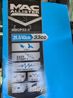 Mac Allister 33cc Petrol Grass Strimmer 25.5/43cm MBCP33-5 Used For 20 Minutes