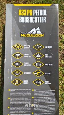 McCulloch B33 PS Strimmer / Brushcutter (Petrol)