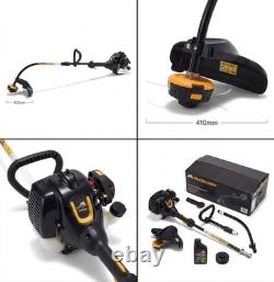 McCulloch Trimmac Petrol Grass Trimmer Strimmer 410mm 41cm Width Garden Cutter