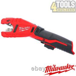 Milwaukee C12PC 12V Copper Pipe Cutter With Free Tape Measures 5M/16ft