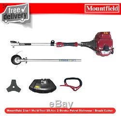 Mountfield 2-in-1 Multi-Tool 25.4cc 2 Stroke Petrol Strimmer / Brush Cutter