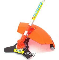 Multi Function Garden Tool 4in1 Petrol Strimmer Brush Cutter Chainsaw sweeper
