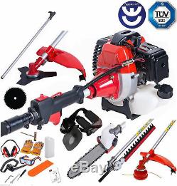 Multi Function Garden Tool 5 in1 Petrol Strimmer, Brush Cutter Chainsaw etc