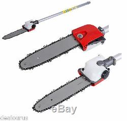 Multi Function Garden Tool 5in1 Petrol Strimmer Brush Cutter Chainsaw sweeper